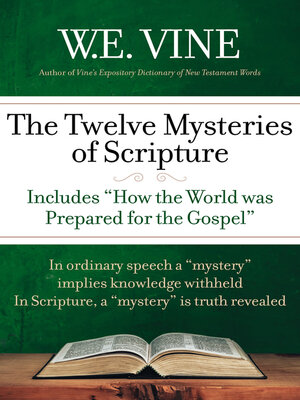 cover image of The Twelve Mysteries of Scripture